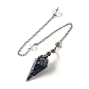 Natural Lapis Lazuli Dowsing Pendulum Big Pendants G-H285-02P-05-2