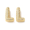 Rack Plating Brass Micro Pave Cubic Zirconia Slide Charms KK-C084-34G-L-1