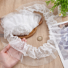 Polyester Flower Lace Ribbon OCOR-WH0105-178A-3