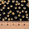 6/0 Inside Colours Transparent Glass Seed Beads X1-SEED-T007-07F-5