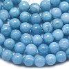 Natural Malaysia Jade Beads Strands G-L645-A01-6mm-15-4