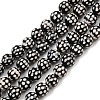 Tibetan Style dZi Beads Strands G-G328-A02-8mm-2