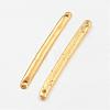 Tibetan Style Bar Links connectors TIBE-A14039-G-FF-2