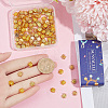 150Pcs 3 Colors Zinc Alloy Cabochons KK-SC0007-71B-3