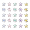 125Pcs 10 Style Transparent Acrylic Beads TACR-YW0001-38-2