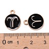 Alloy Enamel Pendants ENAM-S124-01B-08A-2