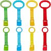 SUPERFINDINGS 8Pcs 8 Style Plastic Play Bed Pull Ring AJEW-FH0001-94-1