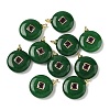 Dyed Natural Malaysia Jade Pendants G-H328-08G-C19-1