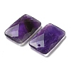 Natural Amethyst Pendants G-Z071-04J-2