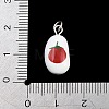 Brass Enamel Pendants KK-CBA10BC-03C-3