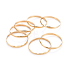 Fashion 304 Stainless Steel Buddhist Bangle Sets BJEW-L664-024A-G-2