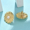 201 Stainless Steel Stud Earrings EJEW-D354-08G-02-3
