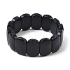 Synthetic Blue Goldstone Beads Stretch Bracelets for Women Men BJEW-I323-02R-2