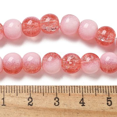 Crackle Glass Beads X1-GLAA-U001-8mm-13-1