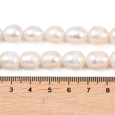 Natural Cultured Freshwater Pearl Beads Strands PEAR-F020-24C-1