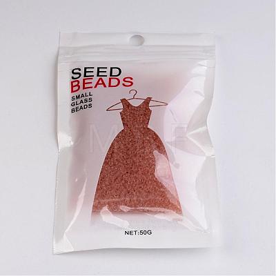 11/0 Grade A Transparent Glass Seed Beads X-SEED-Q006-F09-1