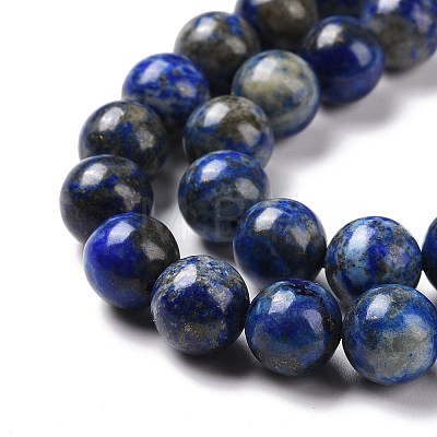 Natural Lapis Lazuli Beads Strands X-G-J396-8mm-1