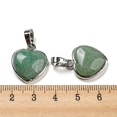 Natural Green Aventurine Pendants G-I358-A23-1