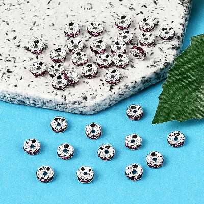 Brass Grade A Rhinestone Beads RSB04C04-1