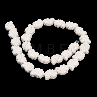 Natural Lava Rock Beads Strands G-G347-01I-1