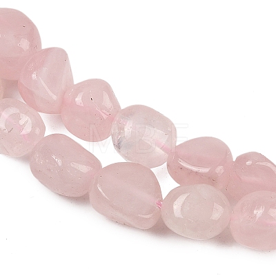 Natural Madagascar Rose Quartz Beads Strands X-G-Q060-E21-02-1