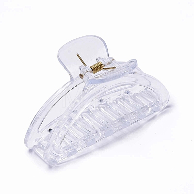 Transparent Plastic Large Claw Hair Clips PHAR-F016-10-1