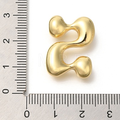 Rack Plating Brass Beads KK-S051-01G-S-1