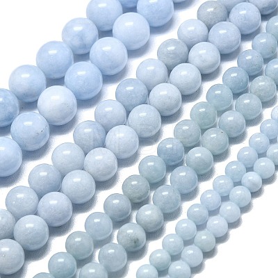 Natural Malaysia Jade Beads Strands G-L645-A01-8mm-16-1