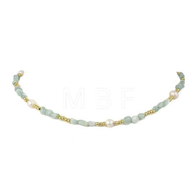 Natural Glass Tumbled Stone NJEW-JN06287-1