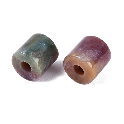 Natural Indian Agate European Beads G-P520-05H-1