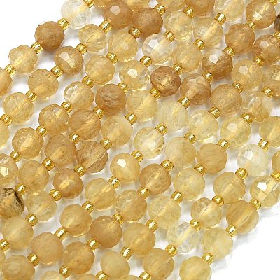 Synthetic Smoky Quartz Beads Strands G-K389-E28-01-1