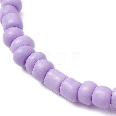 8Pcs 8 Colors Glass Seed Beads Stretch Bracelet Sets BJEW-JB11234-1