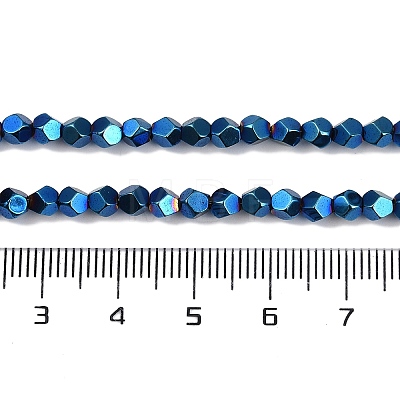 Electroplated Synthetic Non-magnetic Hematite Beads Strands G-A234-G03-01A-1