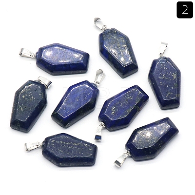 Natural Lapis Lazuli Pendants PW-WG38001-02-1