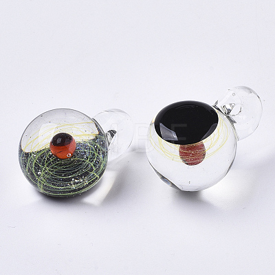 Handmade Lampwork Pendants LS-LAMP-N021-005D-1