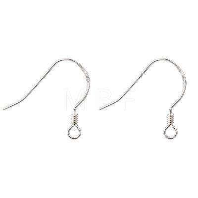 925 Sterling Silver Earring Hooks X-STER-K167-049A-S-1