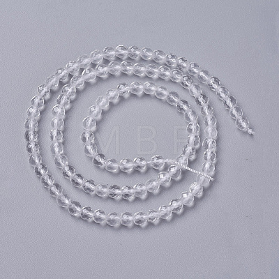 Natural Quartz Crystal Beads Strands G-F596-44-2mm-1