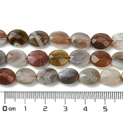 Natural Botswana Agate Beads Strands G-H004-B02-02-1