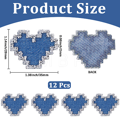 12Pcs Hotfix Glass Rhinestone DIY-CY0003-30B-1