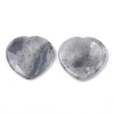 Natural Labradorite Thumb Worry Stone G-N0325-01U-1