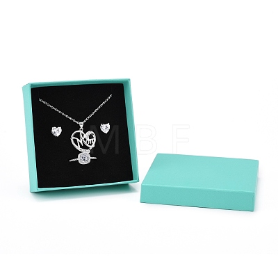 Cardboard Gift Box Jewelry Set Boxes CBOX-F004-01A-1