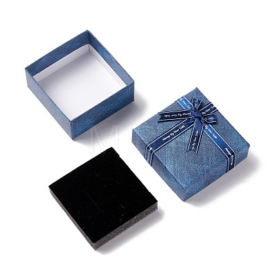 Square Cardboard Jewelry Set Boxes CBOX-E013-01-1