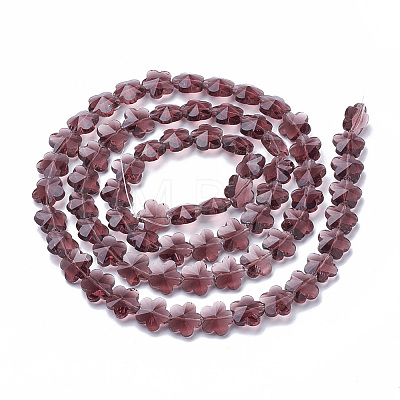 Transparent Glass Beads GLAA-Q066-10mm-C03-1