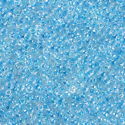11/0 Grade A Transparent Glass Seed Beads X-SEED-N001-E-321-1
