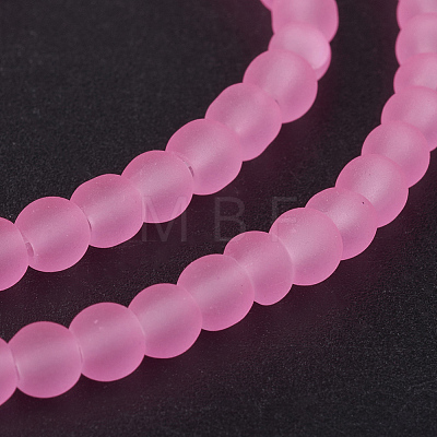 Transparent Glass Beads Strands X-GLAA-S031-4mm-20-1
