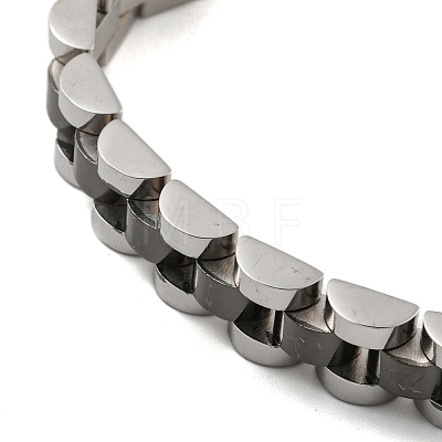 Ion Plating(IP) 304 Stainless Steel Thick Link Chain Bracelet BJEW-G649-10C-A-1