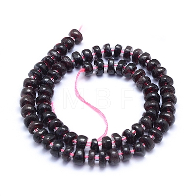 Natural Garnet Beads Strands G-L552F-04-1