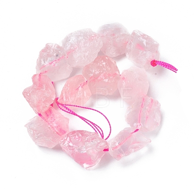 Natural Rose Quartz Beads Strands G-I283-E05-1