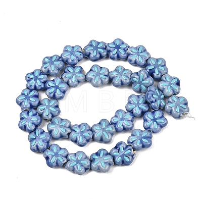 Handmade Porcelain Enamel Beads PORC-G016-07O-1