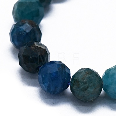 Natural Apatite Beads Strands G-G927-32-1